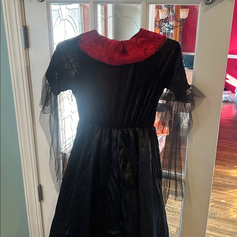 Spirit Halloween Vampire Princess Costume Velvet dress size XL dress up youth